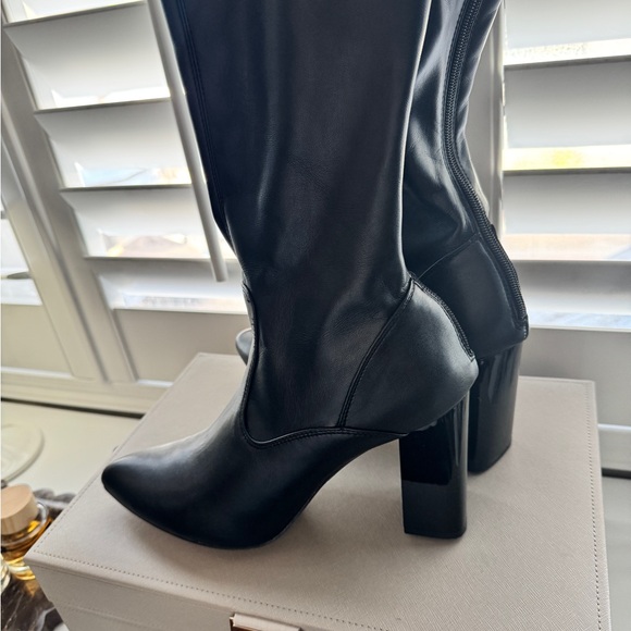 Franco Sarto Black Katherine Knee High Boot Wide Calf - Picture 6 of 11